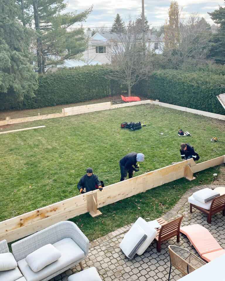 Professional backyard ice rink installation by Rinkbuild in Toronto GTA